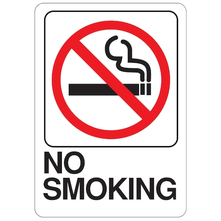 Hy-Ko No Smoking Sign 5" x 7", 5PK A02074